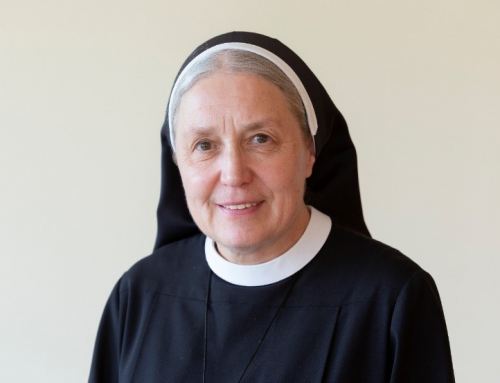 Einladung zum feierlichen Requiem von Sr. M. Ancilla Baur ISA