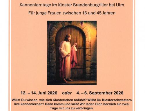 Wie fühlt sich Kloster an? – Kennenlerntage im Kloster Brandenburg